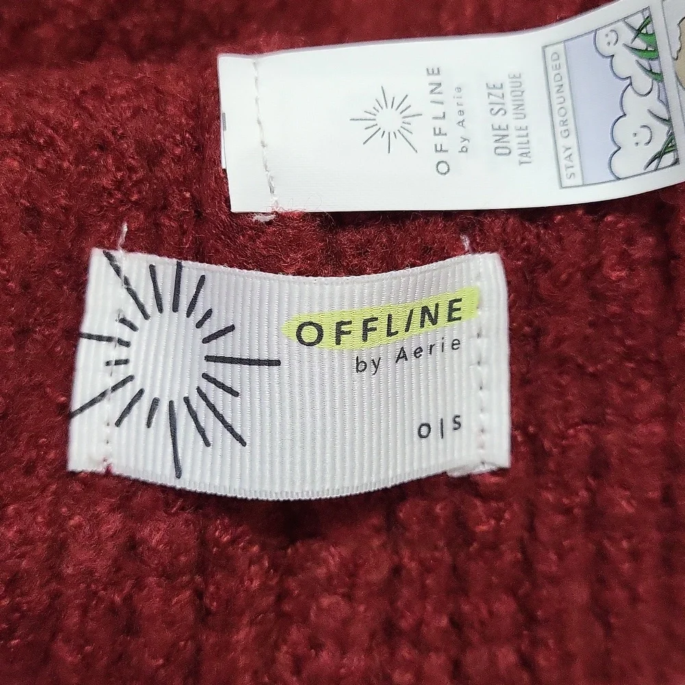 Offline By Aerie Waffle Knit Beanie